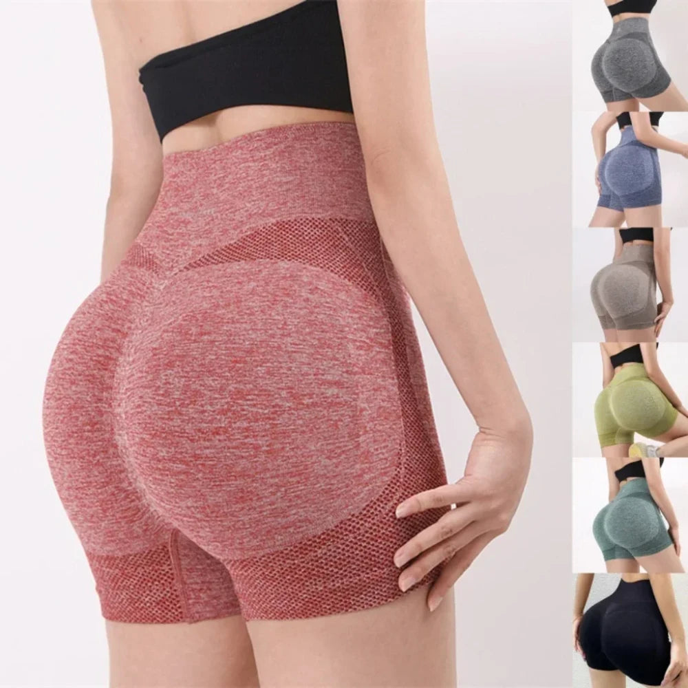 Pro-High Waist Yoga Shorts