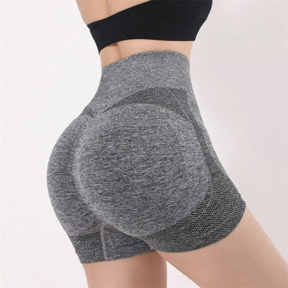 Pro-High Waist Yoga Shorts