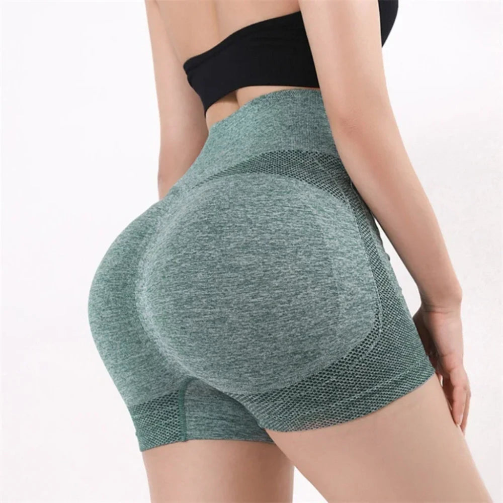 Pro-High Waist Yoga Shorts
