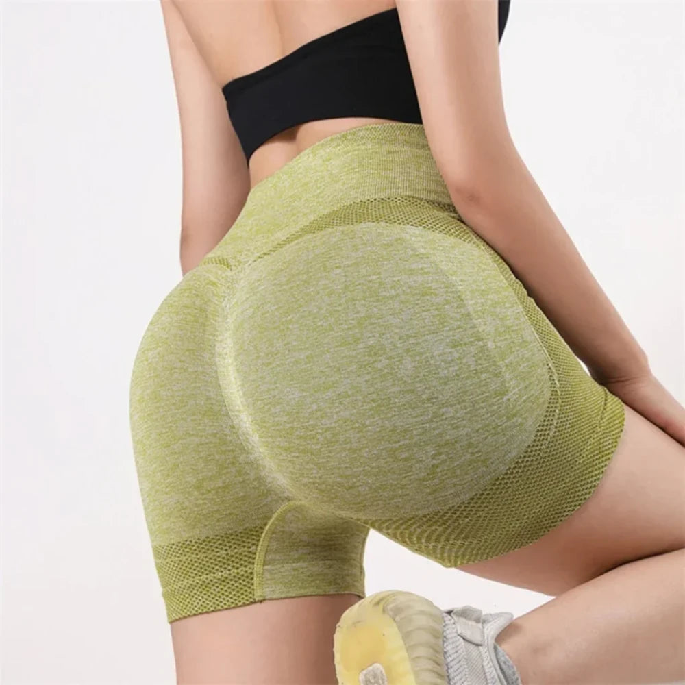 Pro-High Waist Yoga Shorts