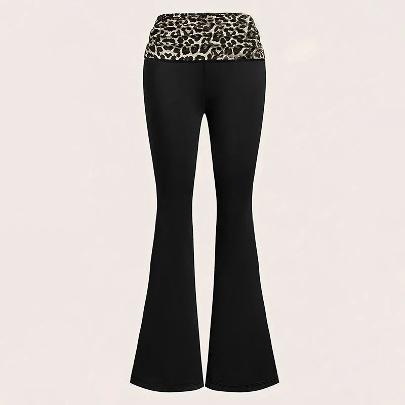 Leopard Patchwork Leggings