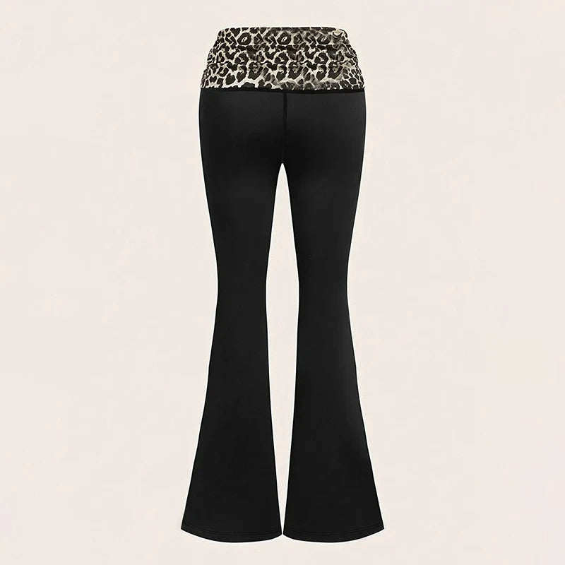 Leopard Patchwork Leggings
