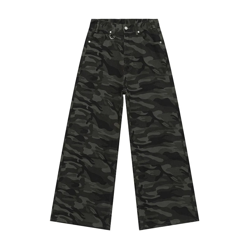 Premium Street Style Wide-Legged Jeans