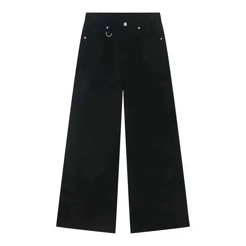 Premium Street Style Wide-Legged Jeans