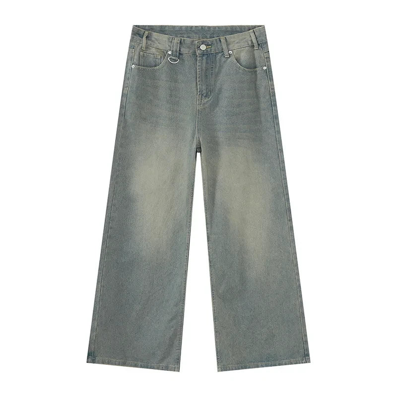 Premium Street Style Wide-Legged Jeans