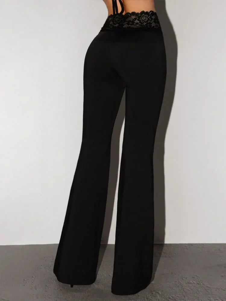 Lace-Waist Weekend Bottoms