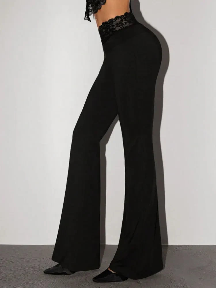 Lace-Waist Weekend Bottoms