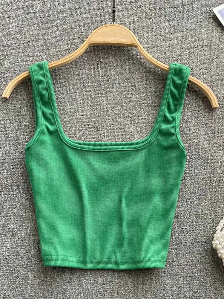 Casual Backless Crop Top