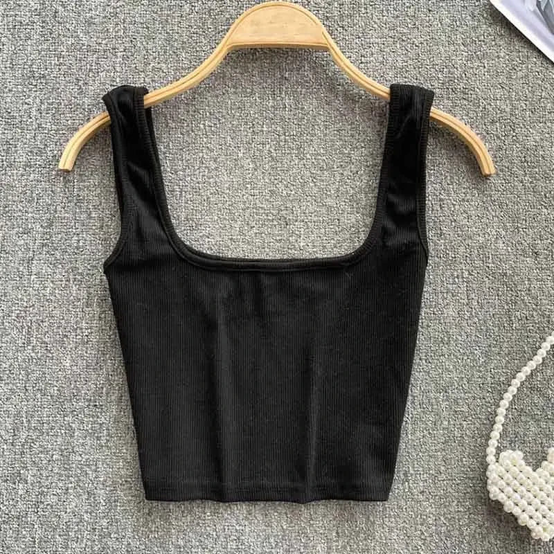 Casual Backless Crop Top