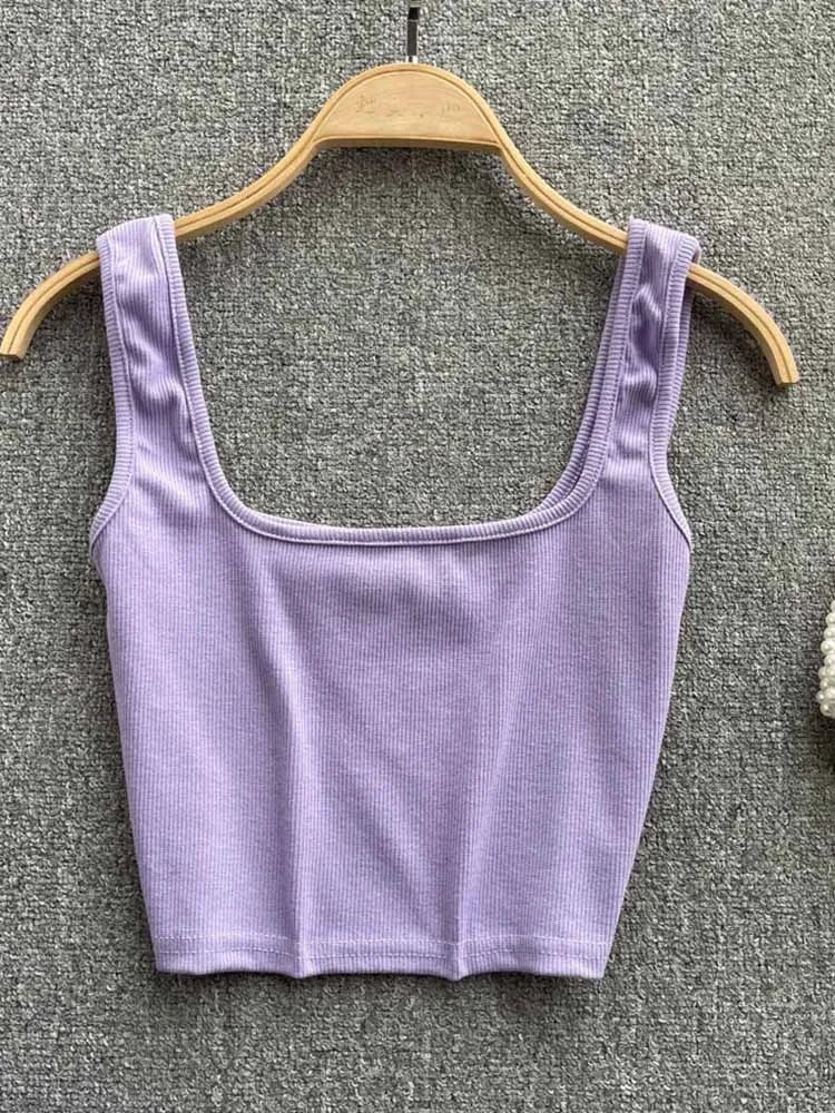 Casual Backless Crop Top