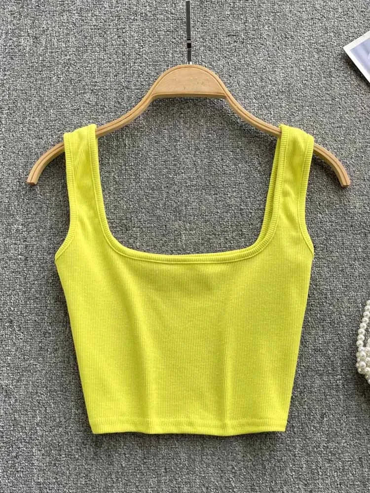 Casual Backless Crop Top