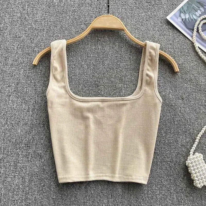 Casual Backless Crop Top