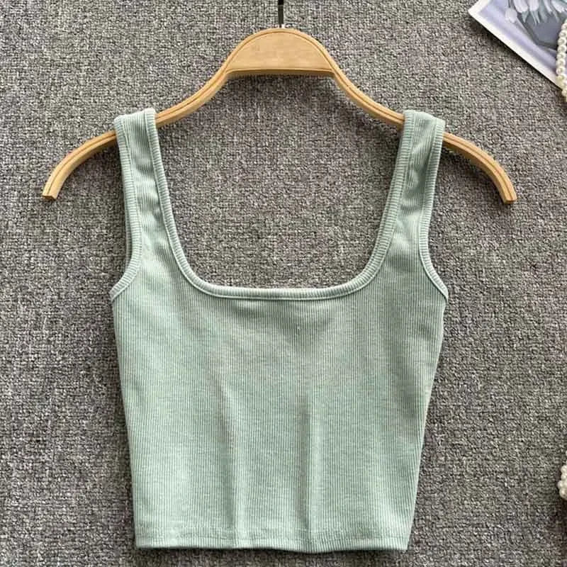 Casual Backless Crop Top