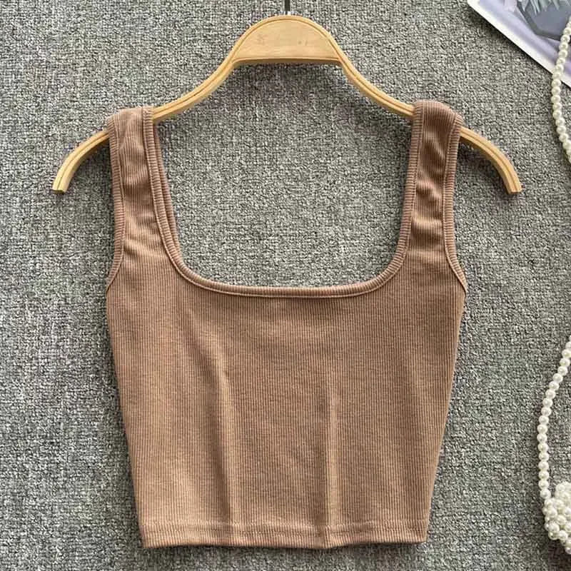 Casual Backless Crop Top